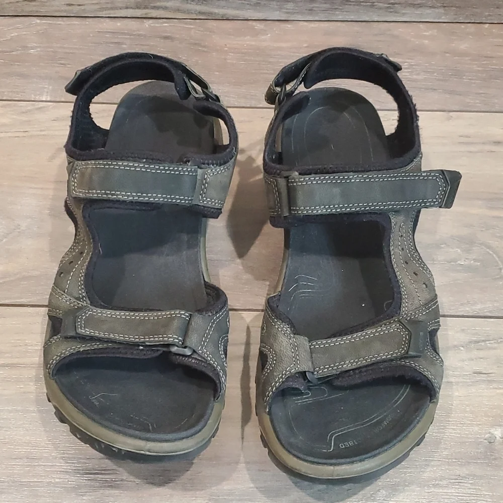 Ecco Mens Yucatan Hiking Outdoor Sandals shoes sz EUR 47 US 13-13.5